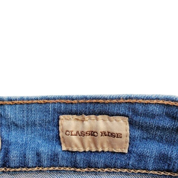 NINE West Vintage America Jeans size 10 Blue Crop Classic Rise Denim - Picture 3 of 8